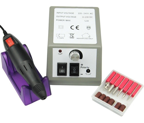 Set Torno Profesional Para Uñas Acrílicas Manicure Pedicure