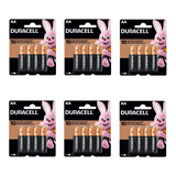 Kit 48 Pilhas Aa Cartelas C/16 Pilhas Duracell Econopack