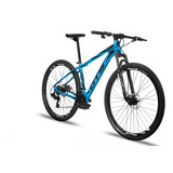 Bicicleta Aro 29 Quadro Em Alumínio 24 Marchas Freio A Disco Cor Gts Rdx - Azul/preto Tamanho Do Quadro 15