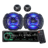 Pack Estereo 1 Din Steelpro + Bocinas Steelpro 6.5 + Tweeter