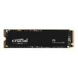 Disco Solido Nvme 1tb Pcie 3.0 M.2 2280 Crucial P3 3500 Mbps