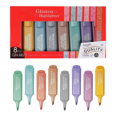 Rotulador De Colores Set De 8 Resaltadores Colores Pastel Ro