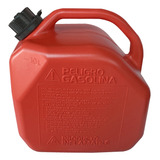 Bidon Combustible 10lts Rojo Con Pico Flex Roan