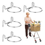 4 Piezas De Soporte Para Tazas De Carrito De Compras, Soport