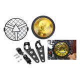 Faro Delantera Universal Para Moto 5.75inch Con Montaje 12v