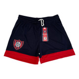 Short De Futbol Fan Niño San Lorenzo Con Licencia Oficial