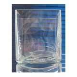 Vaso Quadrado Transparente 10x10x12cm Luvidarte 446/12 Tr