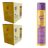 Kit 24 Leite Siliconizado Argan E Ojon Anti Frizz Leave In