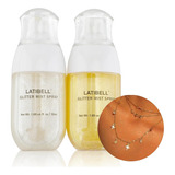 Latibell Glitter Spary, Paquete De 2 Spray De Purpurina Corp