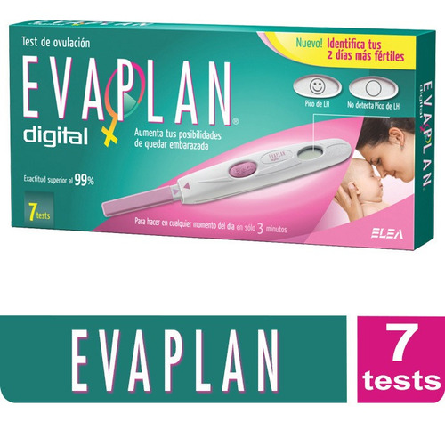 Evaplan Test De Ovulación Digital 7 Test Días Fértiles