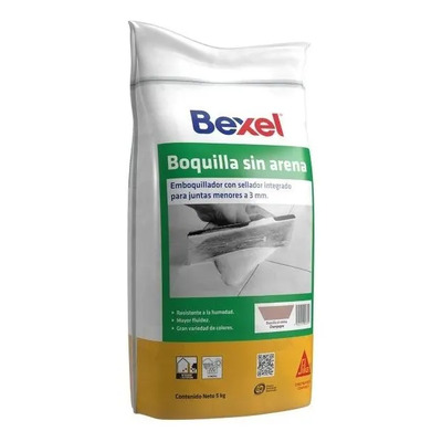 Bexel Boquilla Sin Arena 5 Kg Juntas De Hasta 3 Mm | Envío gratis