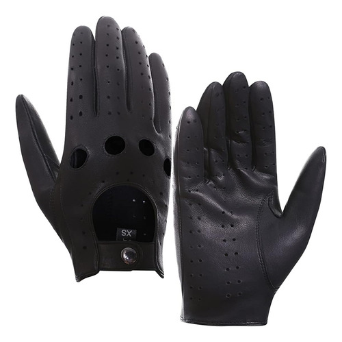 Guantes De Conducir Harssidanzar De Piel De Cordero Para Hom