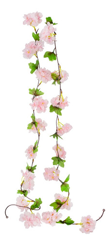 Guirnalda 90 Flores Cerezo Artificial 240cm Calidad Premium