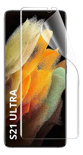 Samsung Galaxy S21+ S21 Ultra Lámina Hidrogel Full Pegamento