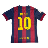 Jersey Messi 10 Fc Barcelona 2015 Copa Del Rey Retro