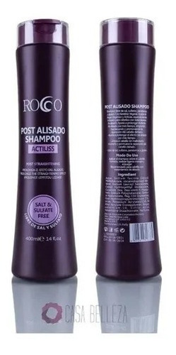 Shampoo O Acondicionador Rocco - Surtidos - Sin Sal 400 Ml