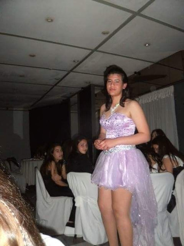 Vestido De 15 Lila Corto