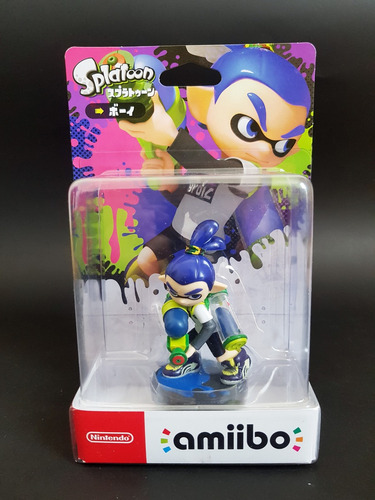 Inkling Blue Boy Splatoon Amiibo