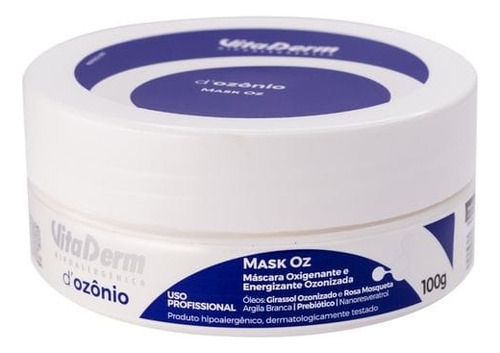 Mask Oz D'ozônio Máscara Oxigenante E Energizante Vita Derm
