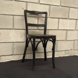 Antiguas Sillas  Estilo Thonet Bar Negras Originales