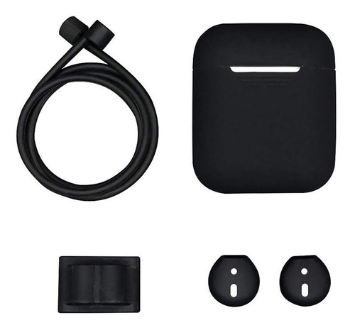 Funda Carcasa Para AirPods 1 Y 2 + Accesorios Protectores