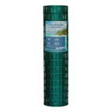 Tela Soldada Pvc Verde Malha 5x10 1.5m X 25m Fio 2,5mm Algom