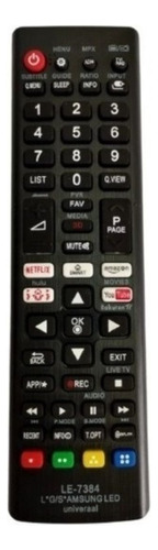 Controle Remoto Para Tv Smart Universal LG Netflix Youtube