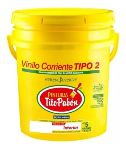 Vinilo T2 5gl Blanco Tito Pabon