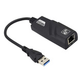 Adaptador Ethernet Usb 3.0 Rj45 Rede Lan Gigabit 10/100/1000