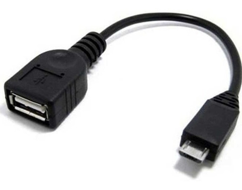 Cable Adaptador Otg Noga Usb A Micro Usb Tablet Celular Color Negro