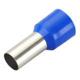 Terminal Tubular Ilhós Conector 16mm Pré Isolado 100 Pçs