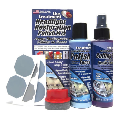 Restaurador De Faros The Treatment Elimina Amarillo Opaco En Autos | Envío gratis