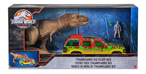 Jurassic World Escape Tyrannosaurus Rex Pack Mattel