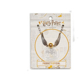 Collar Snitch Dorada Original C/ Alas Harry Potter Quidditch