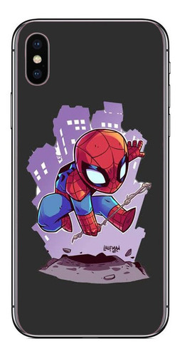 Funda Para iPhone Todos Los Modelos Tpu Spiderman 19