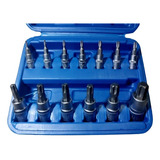 Juego Set  De Tubos Torx Con Puntas T8 A T60  13 Pcs C/caja 