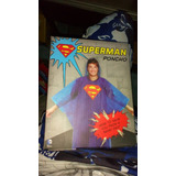 Superman Poncho Original Dc Comics Impermiable Para Lluvia