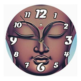 Reloj De Madera Brillante Diseño Buda B68