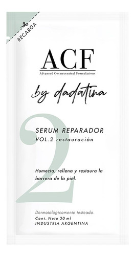 Acf By Dadatina Serum Reparador Vol 2 Restauración Refill
