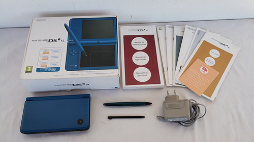 Console Portátil Nintendo Ds I Xl Azul Completo 2008