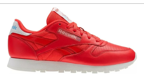 Zapatillas Reebok Cl Lthr Fbt W Bs6204 Rojo