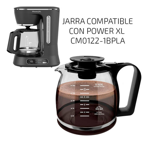 Jarra 15 Tazas Compatible Con Powerxl Cm0122 1bpla