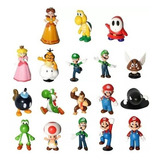 Super Mario Bros Set 18 Figuras