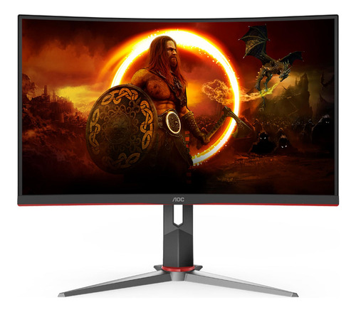 Monitor Gamer Curvo 27 Aoc 1ms 165hz Fhd Hdmi Freesync C27g2