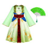 Mulan Dress Role Play Vestidos Infantis E Fantasias De Festa