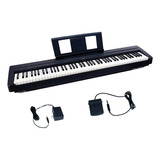 Piano Yamaha P45b + Pedal Funda Soporte Banqueta - Oddity