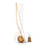 Berimbau Infantil Em Biriba Original + Baqueta + Caxixi