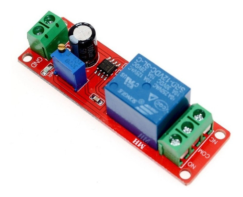 Modulo Ne555 Timer Temporizador Relay Dc 12v Delay 0 A 10