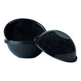 Set De Bowl Multiusos Grande De Peltre, 6 Piezas Negro