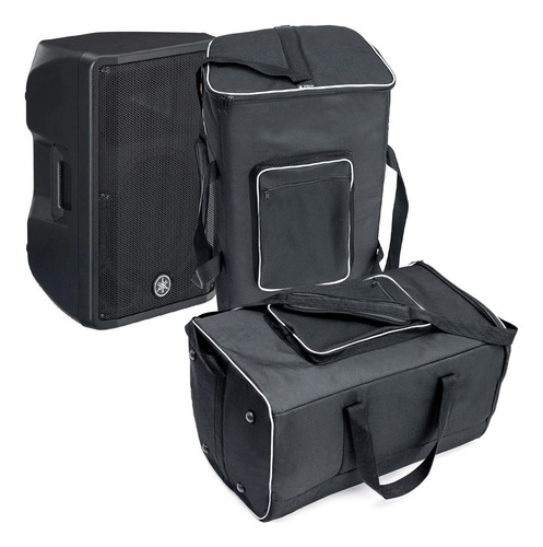 Kit 2 Case Bolsa Bag Para Som Yamaha Dbr10 Resistente Top